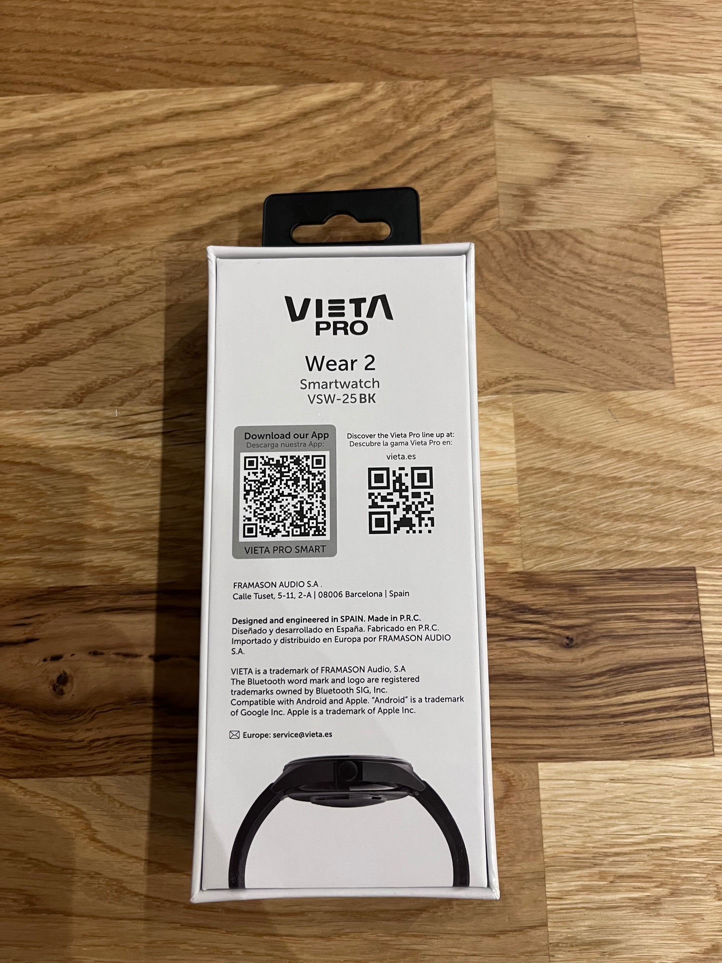 Smartwatch Vieta Pro Wear 2